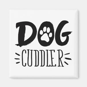 Dog Cuddler Dog Happy Cuddler Tekening Magneet