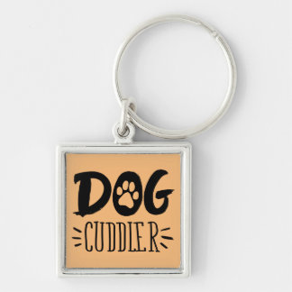 Dog Cuddler Dog Happy Cuddler Tekening Sleutelhanger