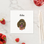 Dog Custom Cocktail Napkin Servet (Insitu)