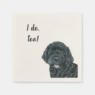 Dog Custom Cocktail Napkin Servet