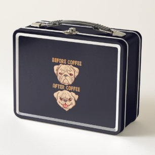Dog Cute Funny Pug Mood voor na koffie