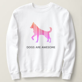 Dog - Cute Pet Pop Art, Roze Abstract Dier Trui
