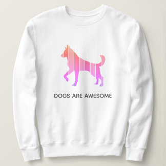 Dog - Cute Pet Pop Art, Roze Abstract Dier Trui