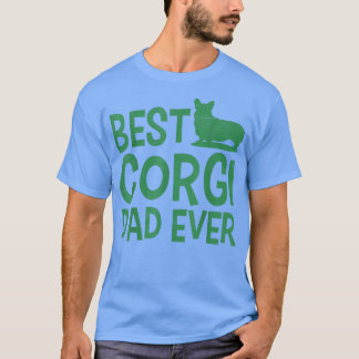 Dog Dad Best Corgi Dad Ever T-shirt