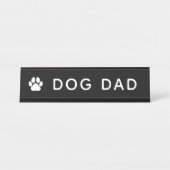 Dog Dad Bureau Naambordje (Voorkant)