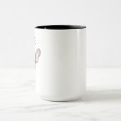 Dog Dad Custom Gezichtsnaam Vaderdag Verjaardag Mok (Midden)