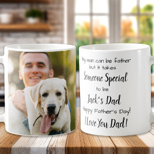 Dog Dad Custom Pet Photo Vaderdag Coffee Mok