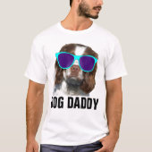 DOG DAD DADDY Funny T-shirts (Voorkant)