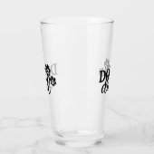 Dog Dad, Dog Paw, Hondenliefhebber, Vaderdag Gift Glas (Links)