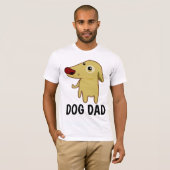 DOG DAD, Funny DOG T-shirts (Voorkant volledig)