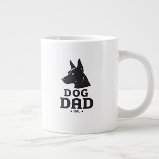 Dog Dad Gifts for Him – Funny & Custom Gea Extra Grote Beker