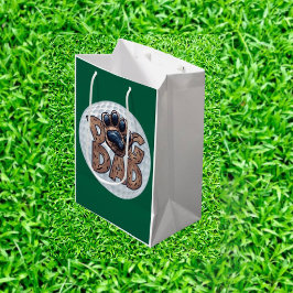 Dog Dad Golf Medium Cadeauzakje