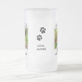 Dog Dad - Happy Birthday Beste Pap Schattige Dog F Matglas Bierpul (Center)