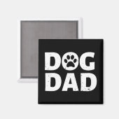Dog Dad Magneet (Voorkant / Achterkant)