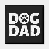 Dog Dad Magneet (Voorkant)