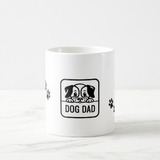 Dog Dad Mok – Schattige Paw Print Gift