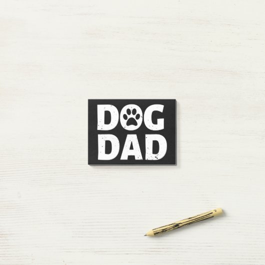 Dog Dad Post-it® Notes (Op bureau)