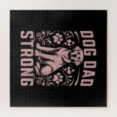 Dog Dad Strong Dog Dad Legpuzzel (Horizontaal)