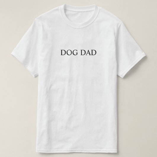 Dog Dad T-shirt (Design voorkant)