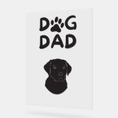 Dog Dad T-shirt | Funny Pet Lovers Tee (Angle)