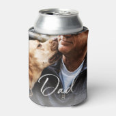 Dog Dad Vaderdag Foto Blikjeskoeler (Blikje Voorkant)