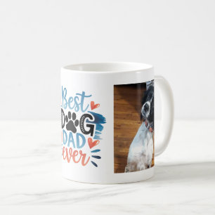 Dog Dad Vaderdag Verjaardag 2 Foto Koffie Mok
