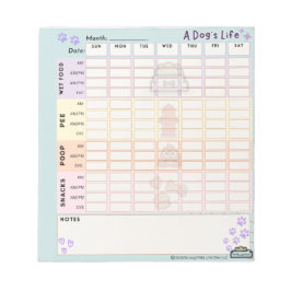 Dog Daily Tracker Notitieblok 40 pagina's Zondag S