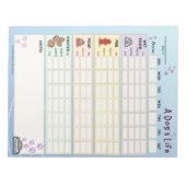 Dog Daily Tracker, Zondag Start Notitieblok (Voorkant)
