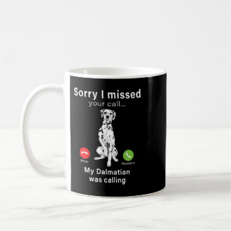 Dog Dalmatian Sorry dat ik je telefoontje van mijn Koffiemok