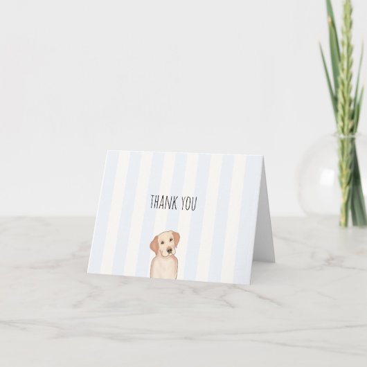 Dog Dank je kaart - Laten we Pawty Collectie (Voorkant)