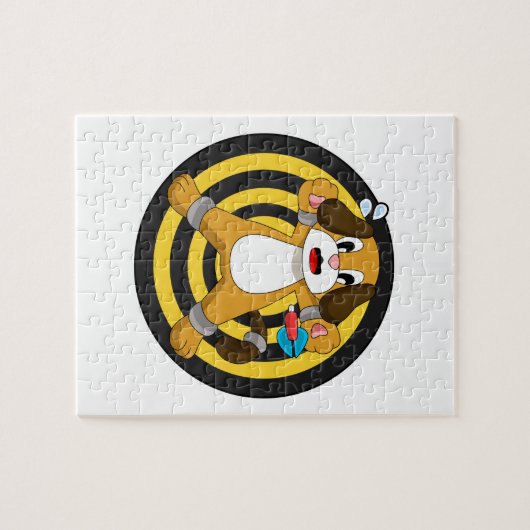 Dog Darts Dart Dartboard Legpuzzel (Horizontaal)