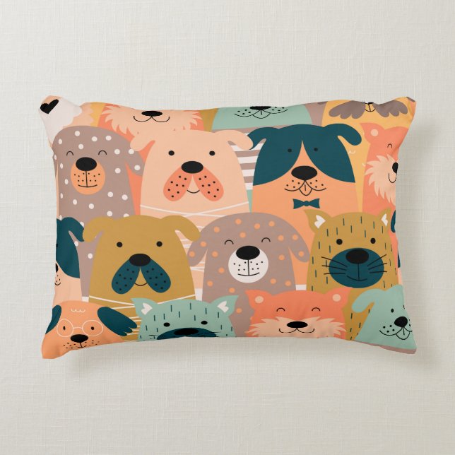 Dog Day Accent Kussen (Voorkant)