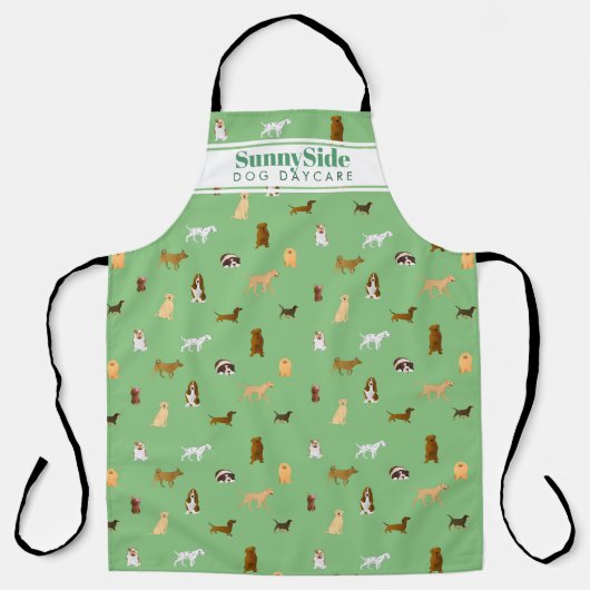 Dog Daycare Apron Schort (Voorkant)