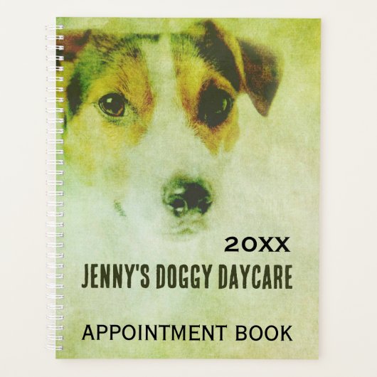 Dog Daycare Business Appointer Book Planner (Voorkant)