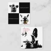 Dog Daycare Vierkante Visitekaartje (Voorkant / Achterkant)