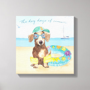 Dog Days of Summer Canvas Afdruk