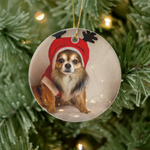 Dog Deer Keramisch Ornament
