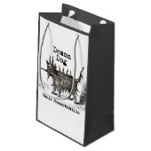 Dog Demon  Funny Cute Klein Cadeauzakje (Achterkant Gekanteld)