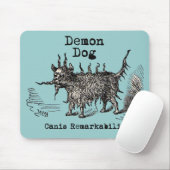 Dog Demon  Funny Cute Muismat (Met muis)