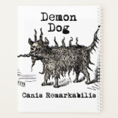 Dog Demon  Funny Cute Planner (Achterkant)