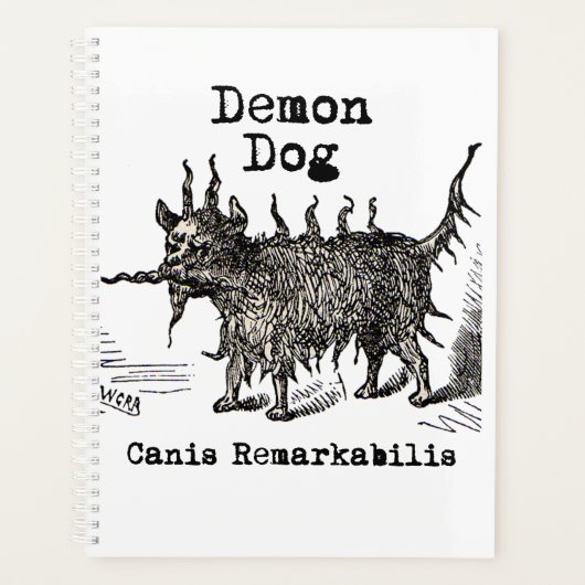 Dog Demon  Funny Cute Planner (Voorkant)