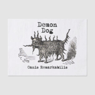 Dog Demon  Funny Cute Tissuepapier