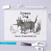 Dog Demon  Funny Cute Tissuepapier (Craft)