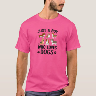 Dog Designs Tshirt voor man