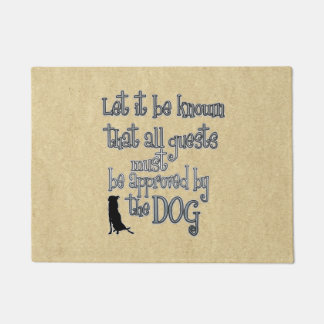 Dog Deurklep Deurmat