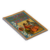 Dog Dinner Party hondenafbeelding Notitieboek (Rechterzijde)