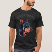 Dog Doberman T-shirt (Voorkant)