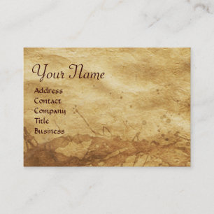DOG DOCTOR MET KITTEN Parchment Monogram Visitekaartje