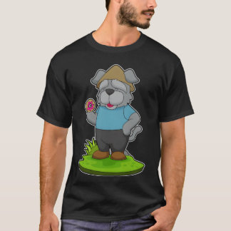 Dog Donut retro meisje T-shirt