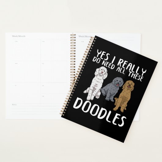 Dog Doodle Maman Cadeaux Papa Labradoodle Doodle (Devant avec enveloppe)